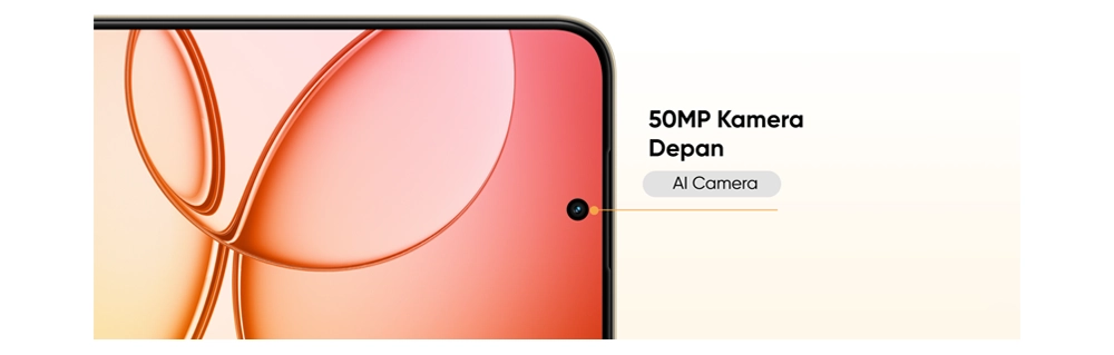 Kamera Dual 50MP Realme 15T 5G
